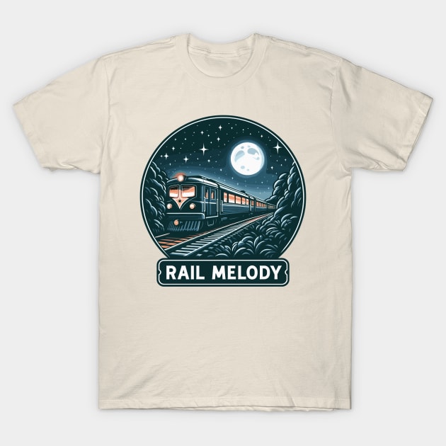 Rail T-Shirt by Vehicles-Art